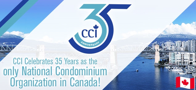 CCI Celebrates 35 Years as the only National Condominium Organization in Canada!
